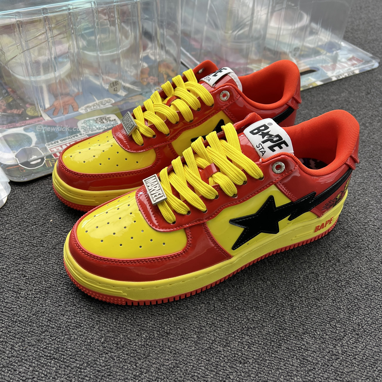 A Bathing Ape Bape Sta Marvel Comics Rocket Raccoon Thor Hulk Captain America Black Widow Iron Man  2022 (21) - newkick.vip